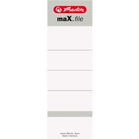 herlitz Ordnerrücken-Einsteckschilder maX.file, 54 x 190 mm – Bild 2