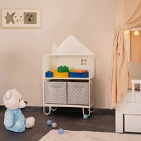 Kinderregal aus Metall magnetisch TODO S Weiß