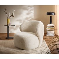 DELIFE Pulo Loungesessel Creme-Weiß