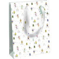 Clairefontaine Weihnachts-Geschenktüte, Schnee, mittel – Bild 2