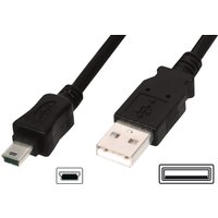 DIGITUS USB 2.0 Anschlusskabel, USB-A - Mini USB-B, 3,0 m – Bild 2
