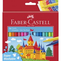FABER-CASTELL Fasermaler CASTLE, 36er Kartonetui