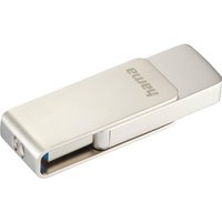 hama USB 3.0 Speicherstick, Rotate Pro, 64 GB, silber