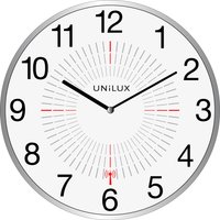 UNiLUX Wanduhr/Funkuhr, OUTDOOR, Durchm.: 355 mm, silber