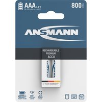 ANSMANN NiMH Akku maxE, Micro (AAA) 800 mAh, 2er Blister