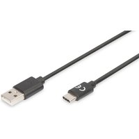 DIGITUS USB 2.0 Anschlusskabel, USB-C - USB-A, 1,8 m – Bild 2