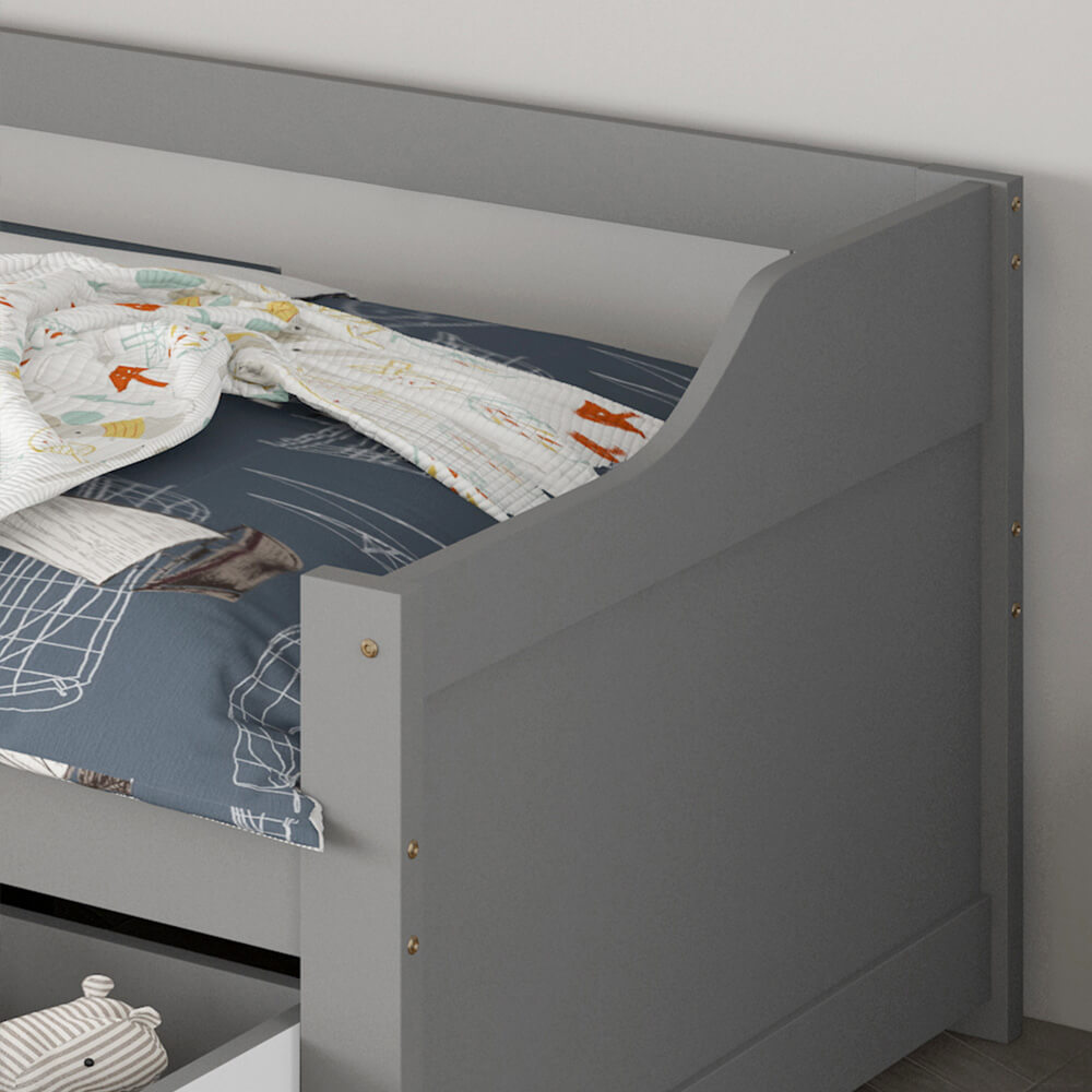 Home Deluxe 4058166269812 Kinderbett Grau – Bild 4