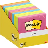 Post-it Haftnotizen notes, 76 x 76 mm, farbig sortiert