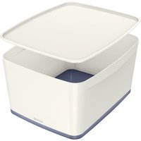 LEITZ Aufbewahrungsbox My Box, 18 Liter, weiß/grau
