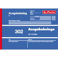 herlitz Formularbuch, Ausgabebeleg 302, DIN A6, 50 Blatt