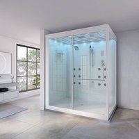 Home Deluxe 4260255470812 Dampfdusche XL