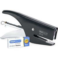 RAPESCO Heftzange SP-64 (6/4 & 21/4 mm), chrom / schwarz