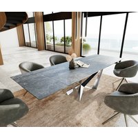 DELIFE Edge Esstisch Keramik Anthrazit