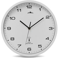monzana 101557 Funkwanduhr Weiß