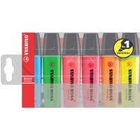 STABILO Textmarker BOSS ORIGINAL, 6er Kunststoffetui
