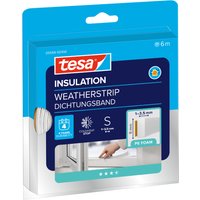tesa INSULATION Dichtungsband I-Profil, weiß, 9 mm x 6 m
