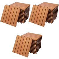 Deuba 990480 Eukalyptus Holzfliesen Set – Bild 2