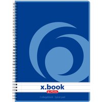 herlitz Collegeblock x.book DIN A5, 80 Blatt, kariert – Bild 2