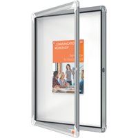 nobo Schaukasten Premium Plus, Metall-Rückwand, 4 x DIN A4