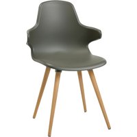 Topstar Besucherstuhl, T 2020, umbragrau / buche