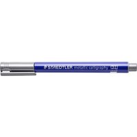 STAEDTLER Permanent-Marker metallic calligraphy, silber – Bild 2