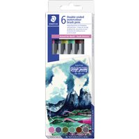 STAEDTLER Doppel-Fasermaler, Südamerika, 6er Kartonetui