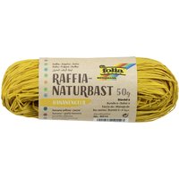 folia Raffia-Naturbast, 50 g, bananengelb – Bild 2