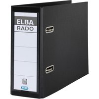 ELBA Ordner rado plast - DIN A5 quer, Rückenbr.: 75 mm, sw