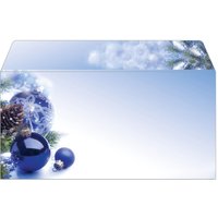 sigel Weihnachts-Umschlag, Blue Harmony, DIN lang, 90 g/qm