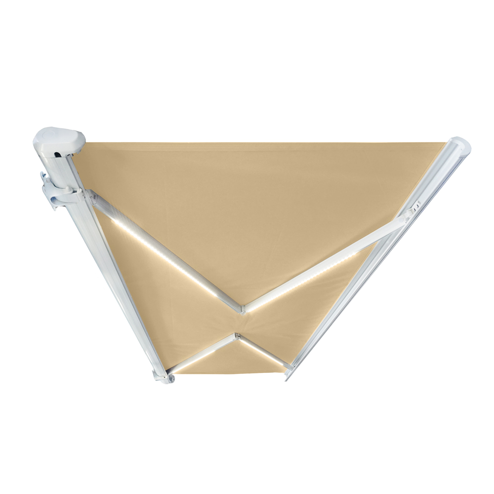 LED Vollkassettenmarkise elektrisch ELOS - 500 x 300 cm Sandfarbe – Bild 5