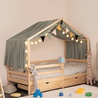 Home Deluxe 4058166255952 Kinderbett Natur – Bild 2