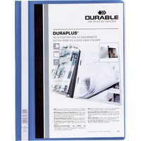DURABLE Schnellhefter DURAPLUS, DIN A4, blau, überbreit
