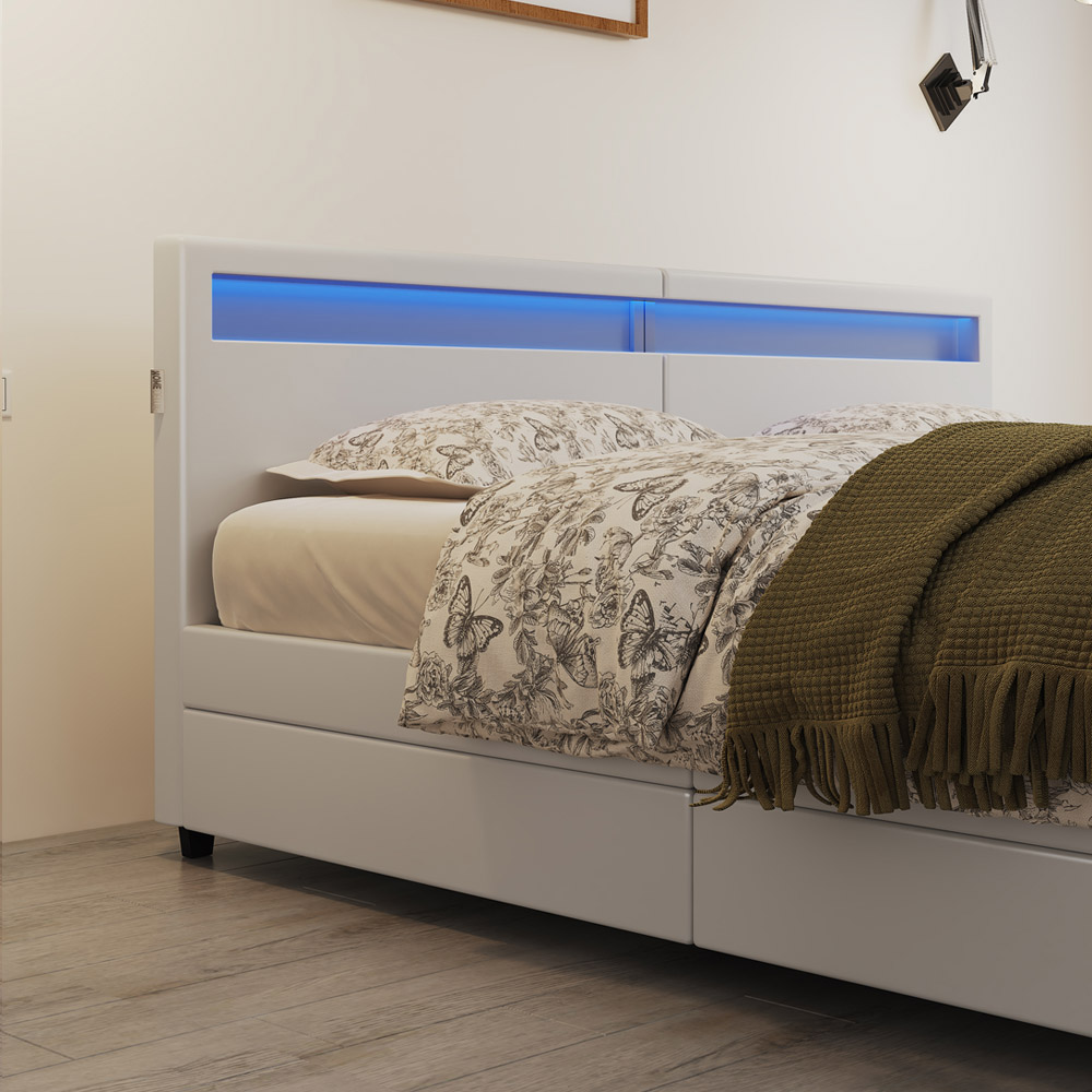 Home Deluxe 4058166270566 Familienbett Weiß – Bild 5