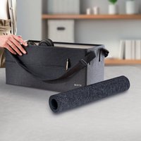 LEITZ Schreibunterlage, 700 x 360 mm, aus Filz, dunkelgrau – Bild 2
