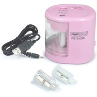 RAPESCO Elektrischer Doppel-Spitzer PS12-USB, rosa – Bild 2
