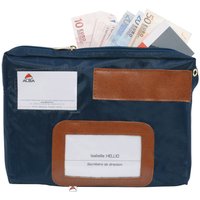 ALBA Banktasche, POCAIS, mit Dehnfalte, Polyester, blau – Bild 2