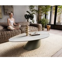 DELIFE Edge Couchtisch Keramik Titan