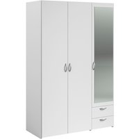 Parisot Kinder-Drehtürenschrank Daily 4 120 x 185 cm weiß – Bild 2