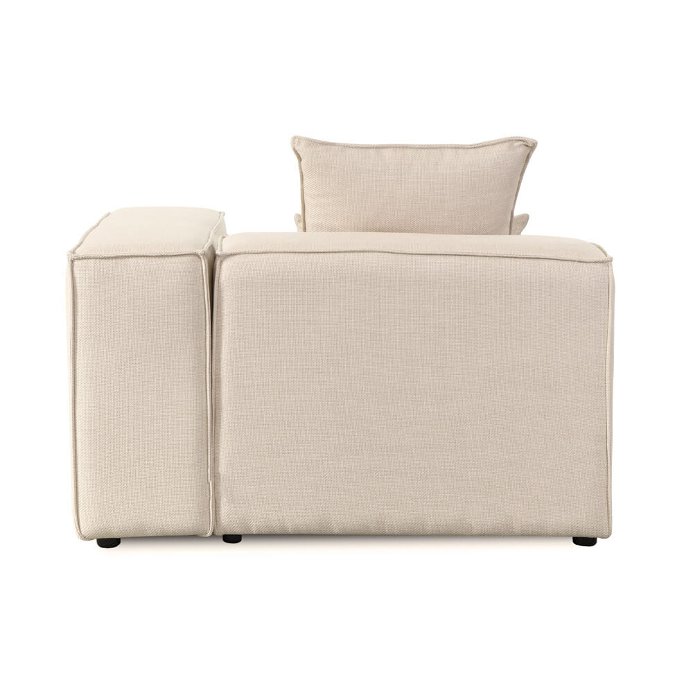 Home Deluxe 4058166244734 Ecksofa Beige – Bild 3