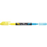 Pentel Textmarker, TWIN CHECKER, 2 Spitzen, gelb/blau