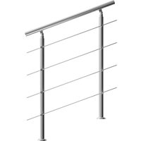 monzana 108617 Treppengeländer Edelstahl – Bild 2