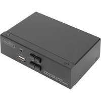 DIGITUS KVM Switch, 2-Port, Single-Display, 4K, HDMI – Bild 2