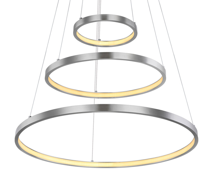 Globo Ralph III Pendellampe Silber – Bild 3