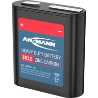 ANSMANN Zink-Kohle Flach-Batterie, 3R12, 4.5 Volt