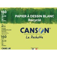 CANSON Zeichenpapier Recycling, weiß, 240 x 320 mm, 160 g/qm – Bild 2