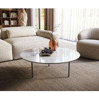 DELIFE Edge Couchtisch Rund Keramik