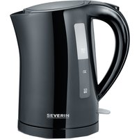 SEVERIN Wasserkocher WK 3498, kabellos, 1,5 Liter, schwarz – Bild 2