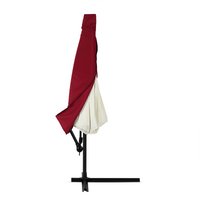 Deuba Abdeckung Ampelschirm Sonnenschirm Rot 3m – Bild 2