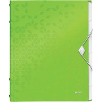 LEITZ Ordnungsmappe WOW, DIN A4, PP, 6 Fächer, grün-metallic – Bild 2