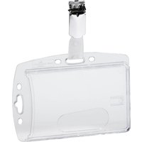 DURABLE Namensschilder Hartbox, mit Clip, 54 x 85 mm